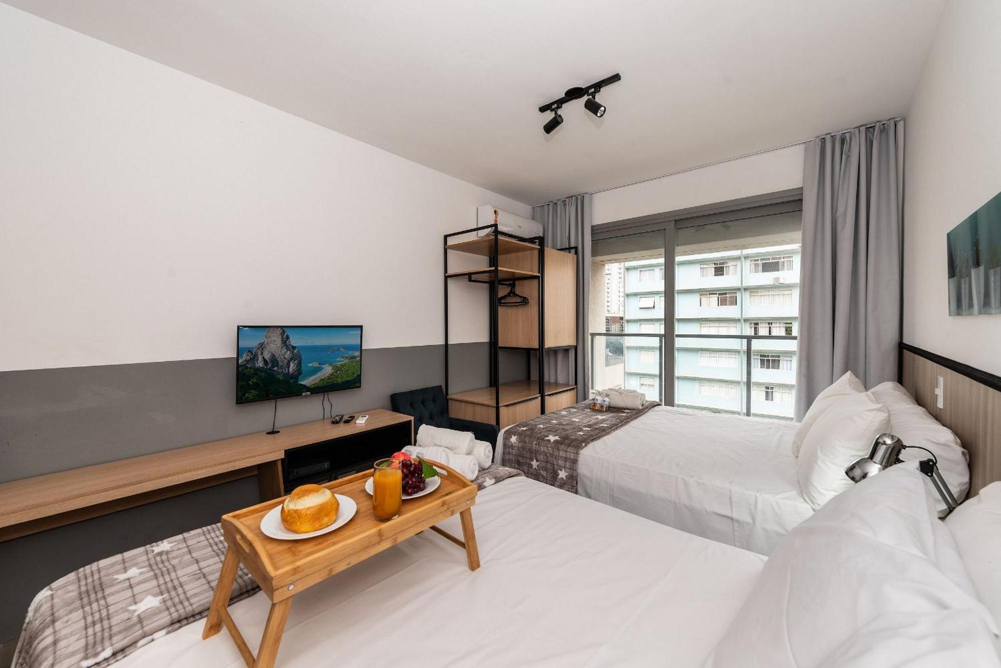 Vs11 Studio Para 4 Pessoas Prox. Allianz C/ Vaga Сан-Пауло Экстерьер фото